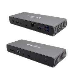 i-tec TB4DUALDOCKPDIT station d'accueil Avec fil Thunderbolt 4 Noir