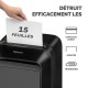 Fellowes LX Series Powershred LX211 destructeur de papier Découpage par micro-broyage Noir